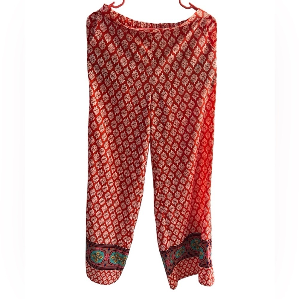 Love tree happens bohemian pants red with design size medium